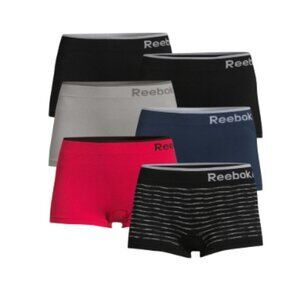 Reebok Women's Seamless Boyshort, 6-Pack, Sizes XS-3XL